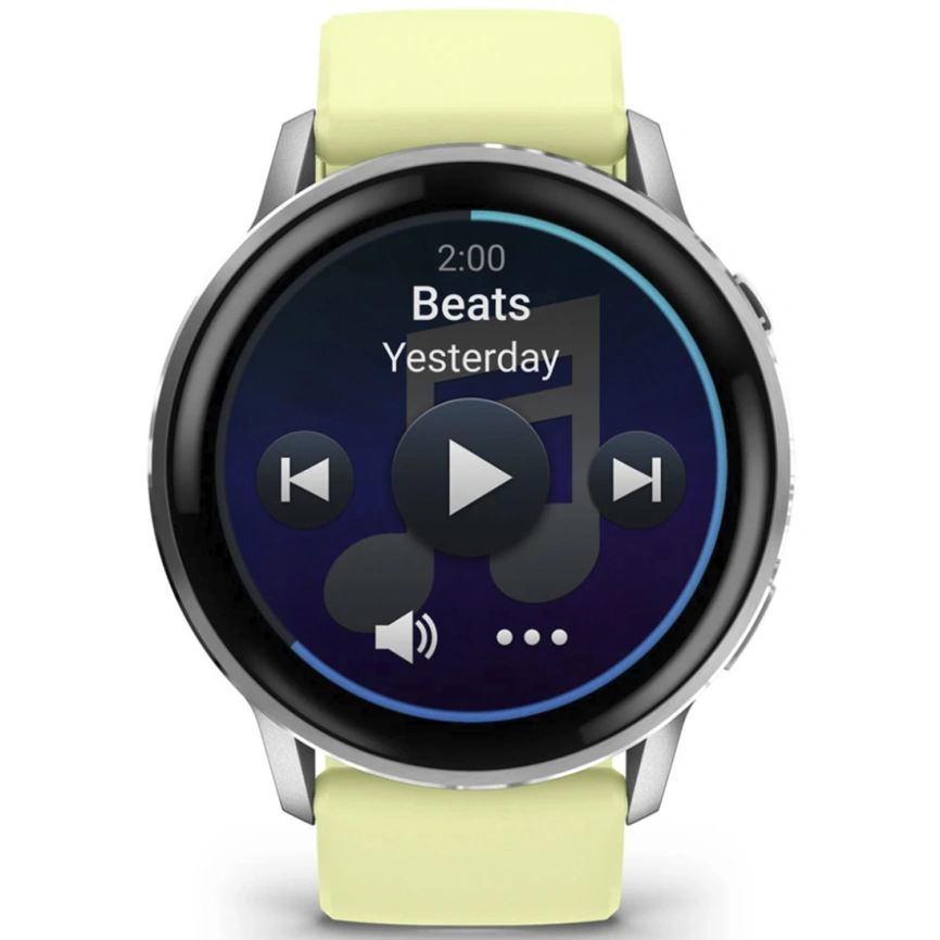 Смарт-часы Garmin Venu 4 45mm Silver Bezel With Citron Silicone Band (010-03014-02) фото 7