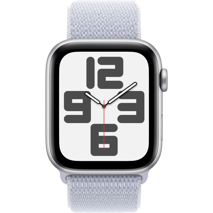 Смарт-часы Apple Watch SE (2024) 40mm Silver Aluminium Case with Blue Cloud Sport Loop (MXEE3) фото 3