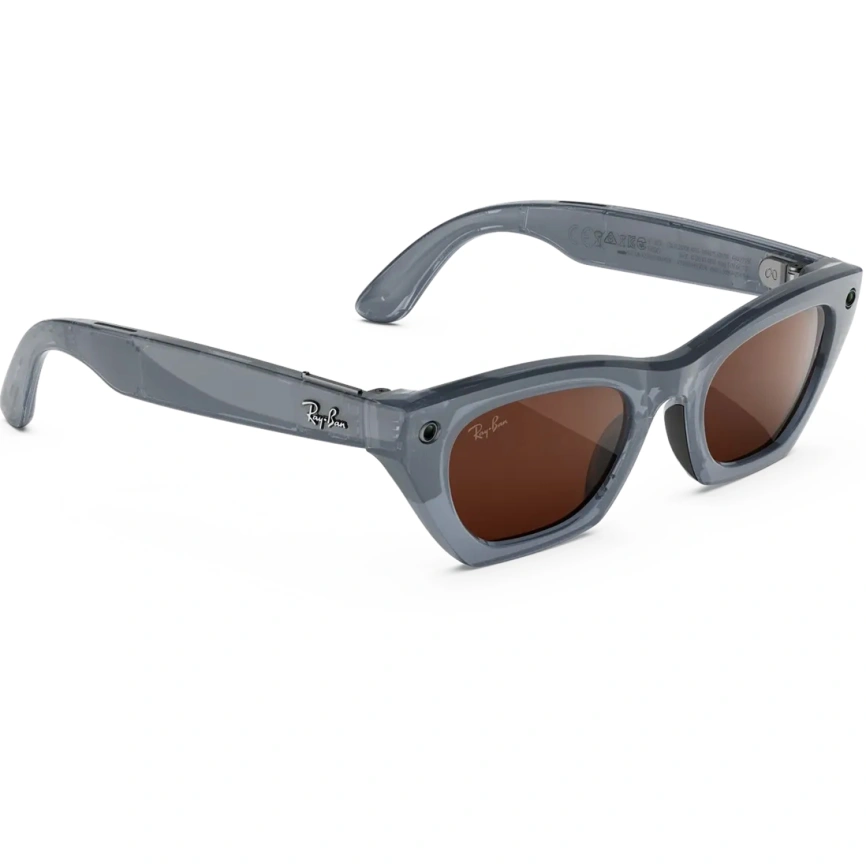 Умные очки Ray-Ban Zena (Gen 3) Milky Grey Lilac Standard Transitions Copper фото 2