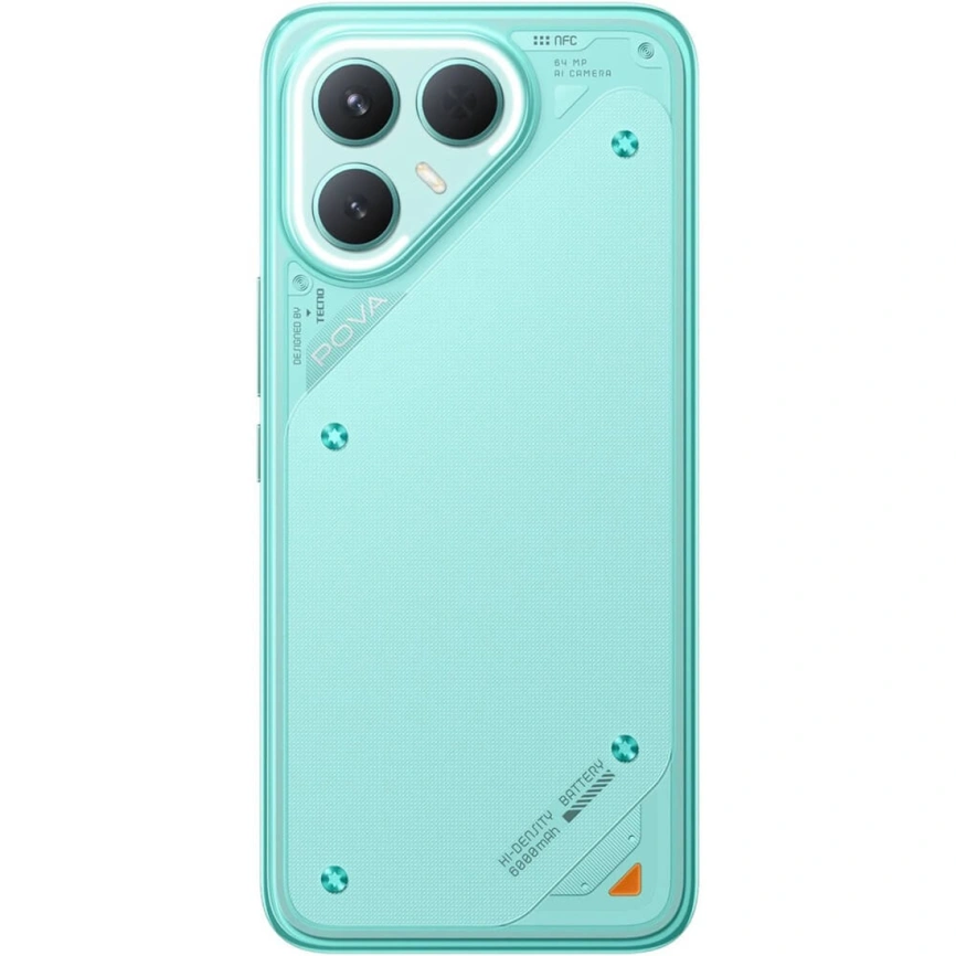 Смартфон Tecno Pova 7 Pro 8/128Gb Neon Cyan фото 6