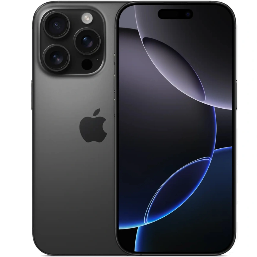 Смартфон Apple iPhone 16 Pro 128Gb Dual Sim Black Titanium фото 1