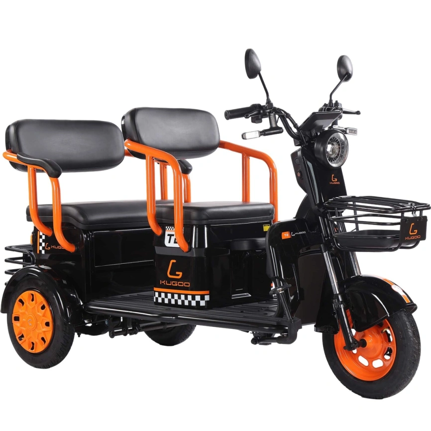 Электротрицикл Kugoo T2 Black фото 1
