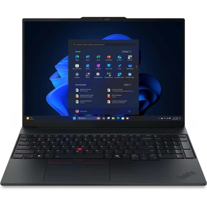 Ноутбук Lenovo ThinkPad E16 G3 16 IPS/ i7-255H/16GB/512GB SSD (21SSS0AS00) Black фото 4