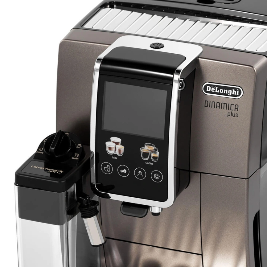 Кофемашина DeLonghi Dinamica Plus ECAM380.95.TB Titanium/Black фото 3