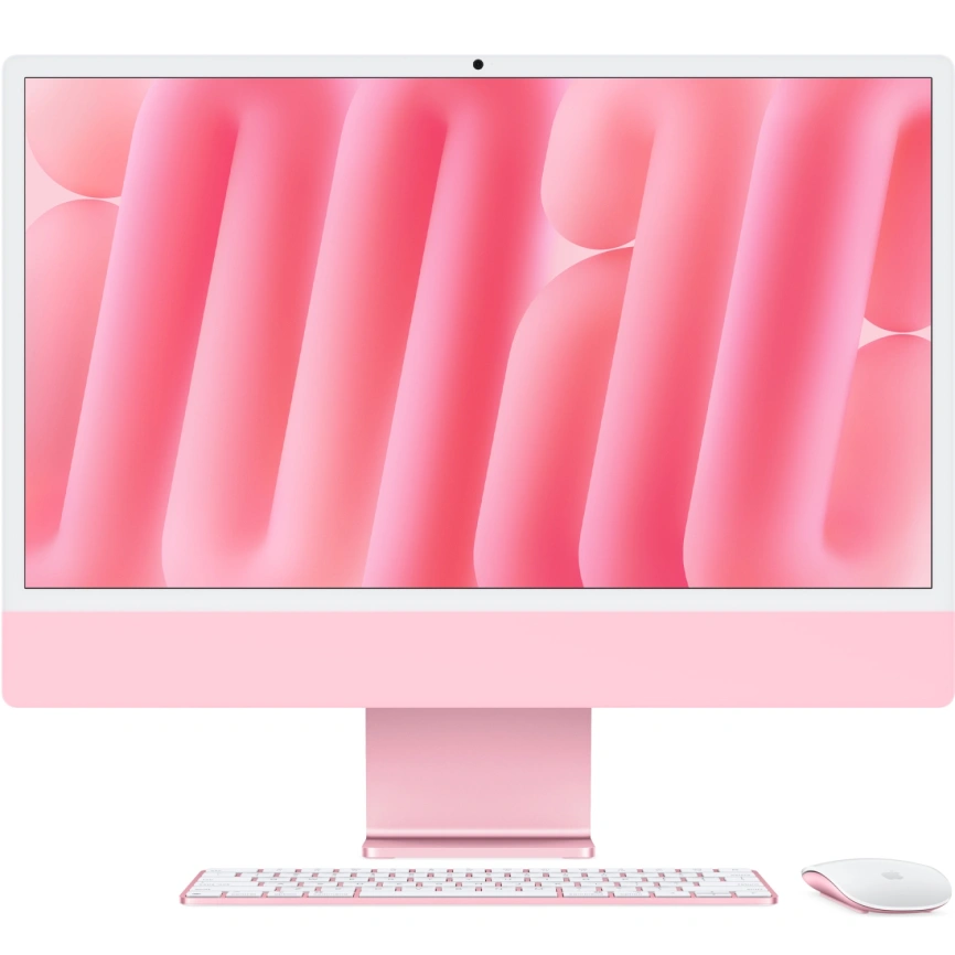 Моноблок Apple iMac (2024) 24 Retina 4.5K M4 8C CPU, 8C GPU/16GB/512Gb (Z1E6000FV) Pink фото 1