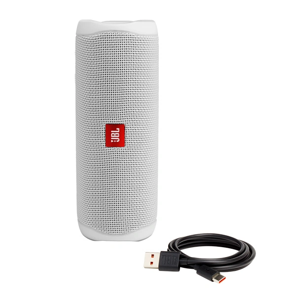 Портативная колонка JBL Flip 5 Steel white фото 4