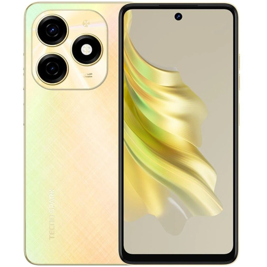 Смартфон Tecno Spark 20 8/128Gb Neon Gold фото 1