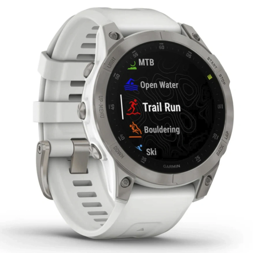 Умные часы Garmin Epix™ Gen 2 (010-02582-20) Sapphire - White Titanium фото 5