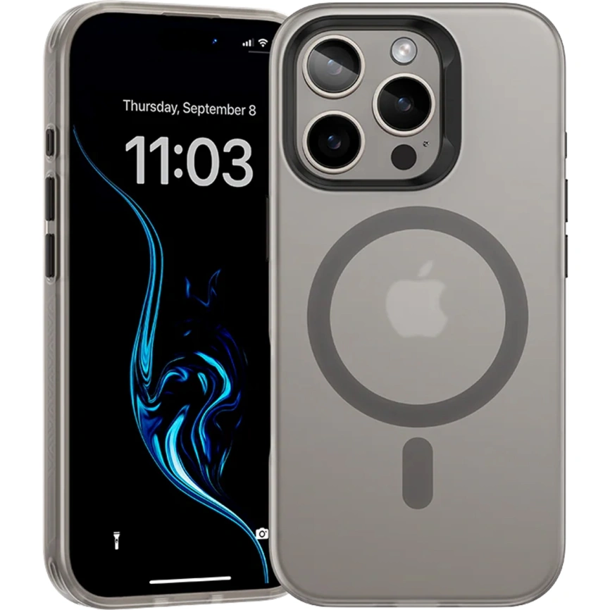 Чехол Benks Lucid Armor Case with MagSafe для iPhone 16 Pro Gray фото 1