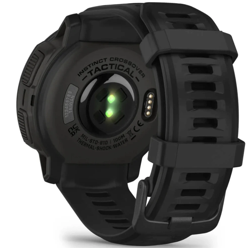 Смарт-часы Garmin Instinct Crossover Solar 45mm Tactical Black Band (010-02730-10) фото 2