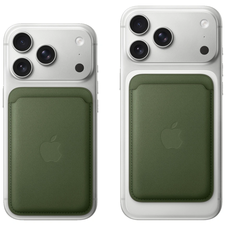 Картхолдер Apple iPhone FineWoven Wallet with MagSafe Moss (MGH74FE) фото 3