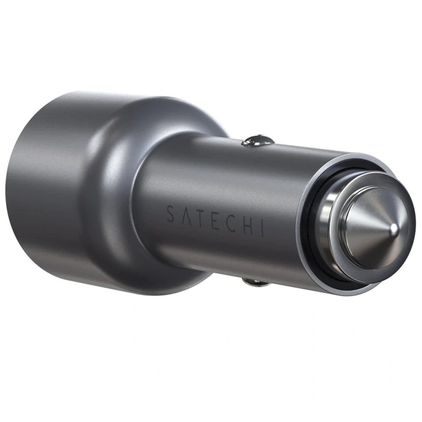 Автомобильное зарядное устройство Satechi 40W Dual USB-C ST-U2C40CCM Space Gray фото 5