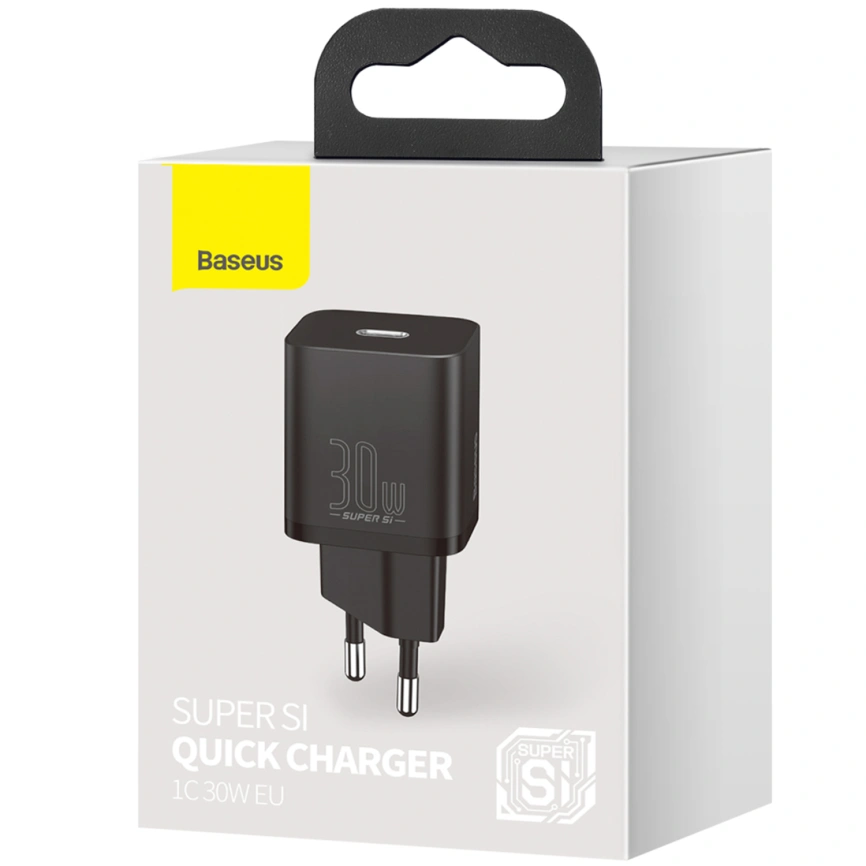 Сетевое зарядное устройство Baseus 30W USB-C CСSUP-J01 Black фото 4