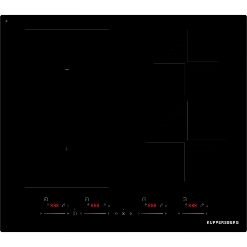 Индукционная варочная панель Kuppersberg ICI 616 Black фото 1