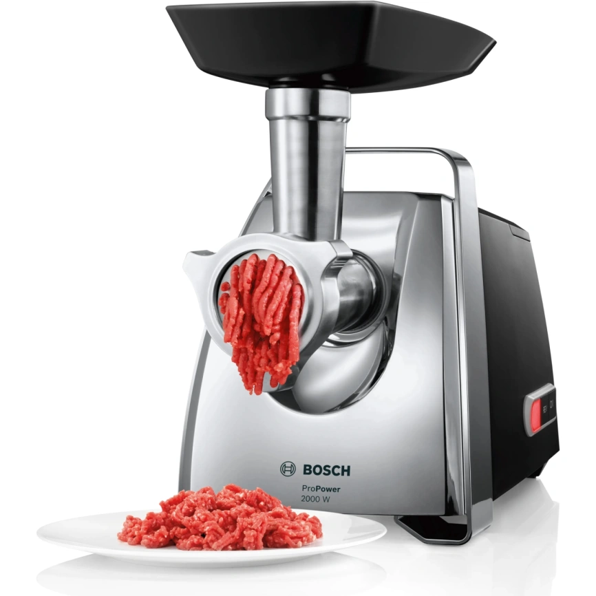 Мясорубка Bosch MFW67440 Black/Silver фото 2