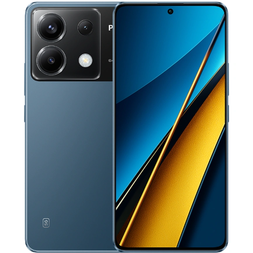Смартфон Xiaomi Poco X6 5G 12/256Gb Blue EAC фото 1